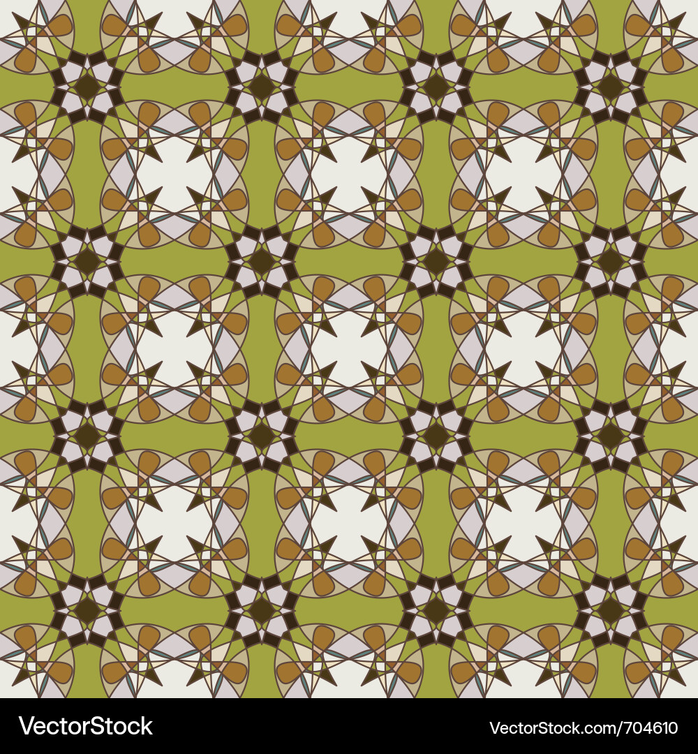 Retro pattern background vector image