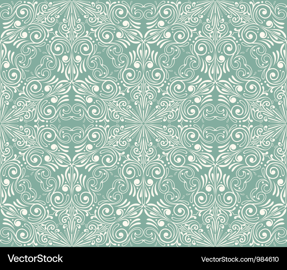 Winter Snowflake Pattern vector image