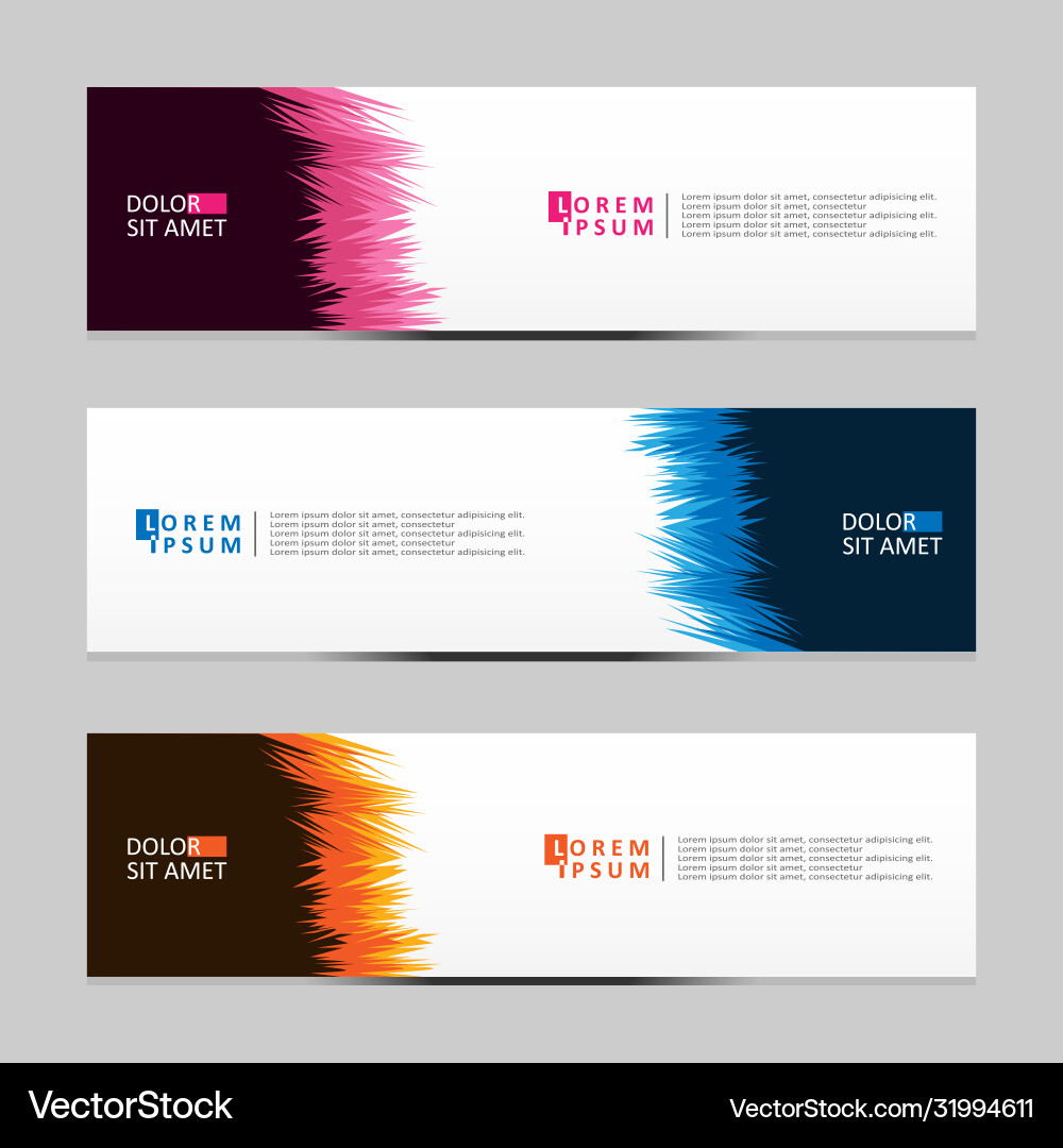 Abstract design banner web template Abstract design banner web template Vector Image