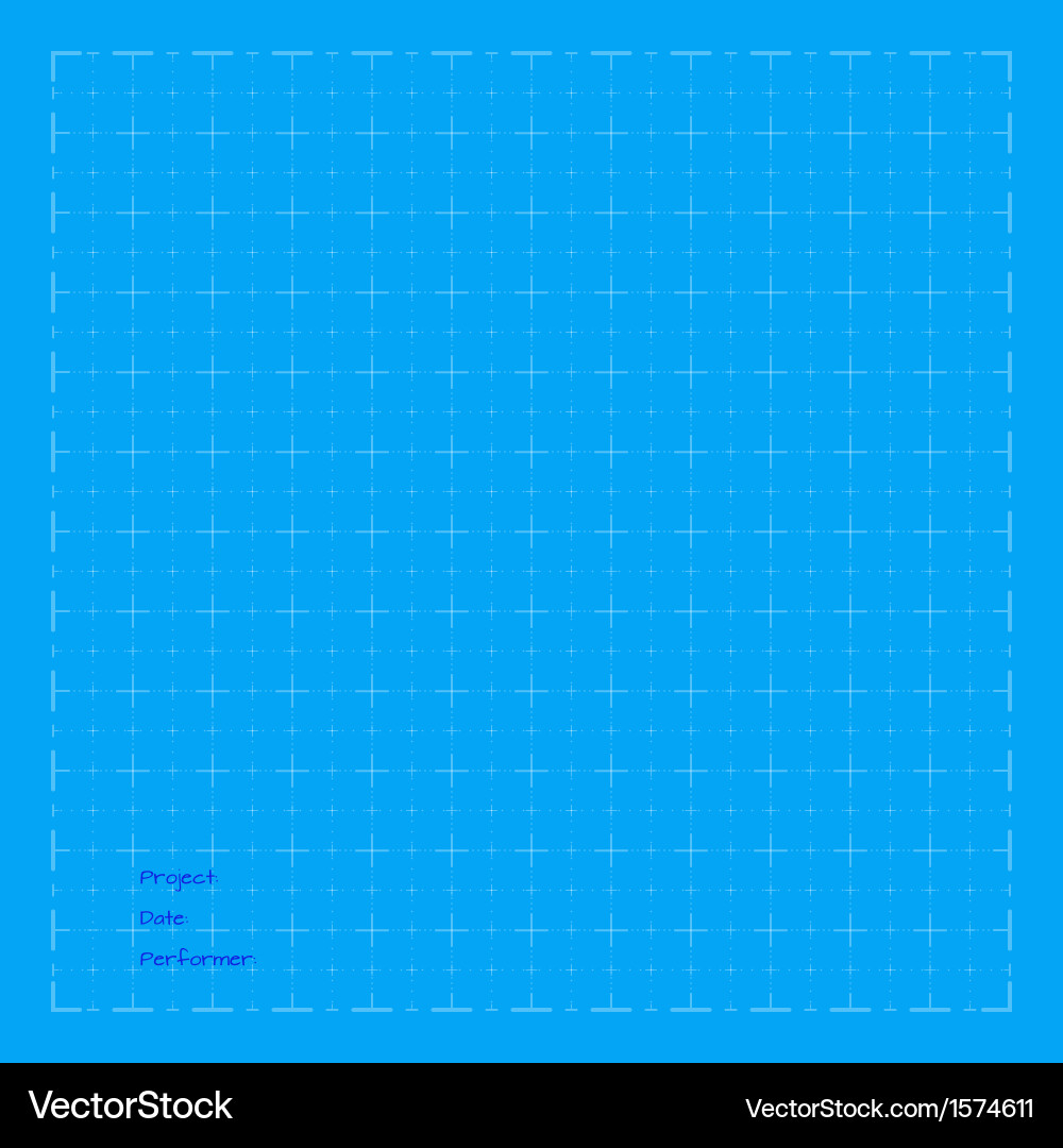 Blueprint Grid Pattern vector image