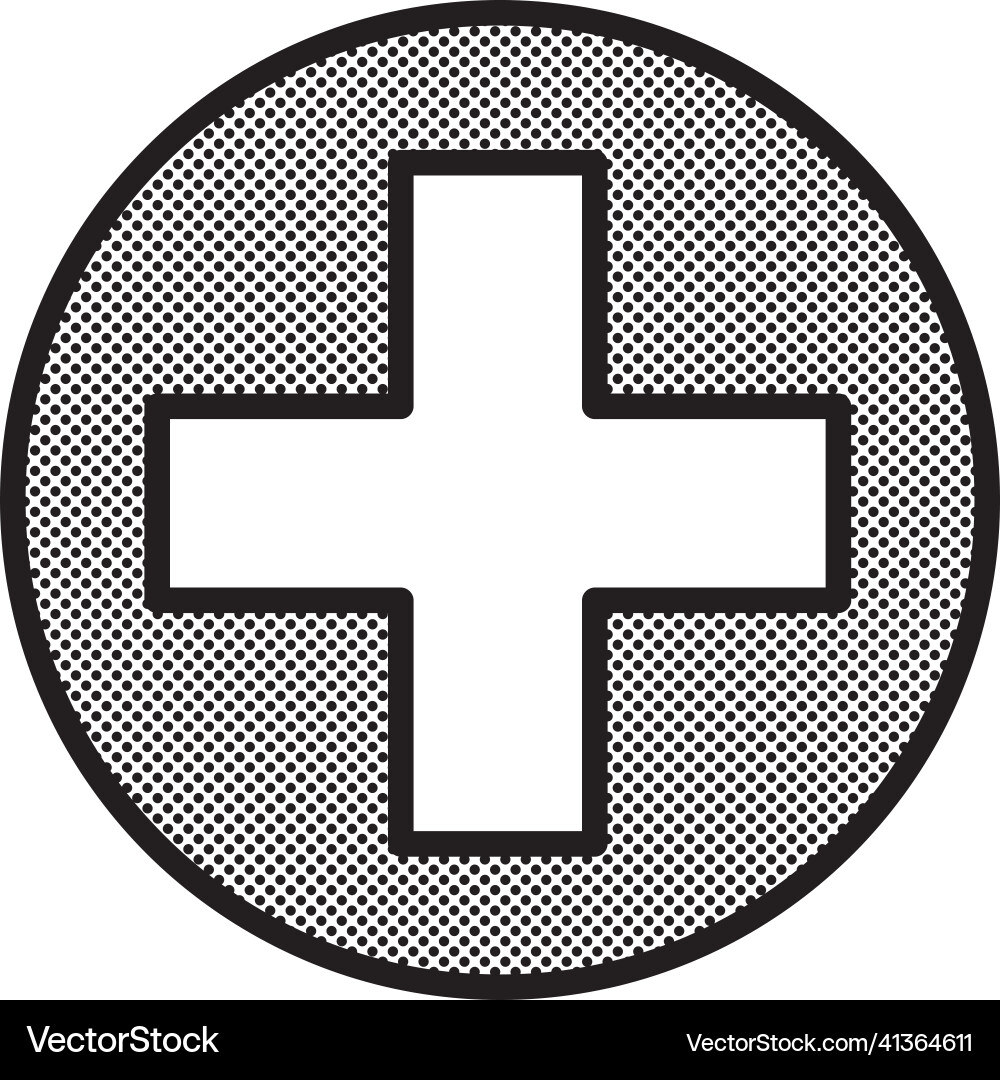 Button plus icon sign symbol design Vector Image