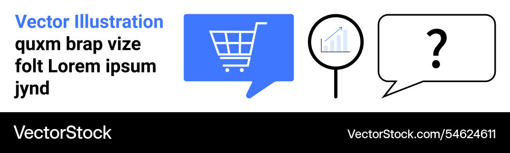 E-commerce and data analysis icon set E-commerce and data analysis icon set Vector Image