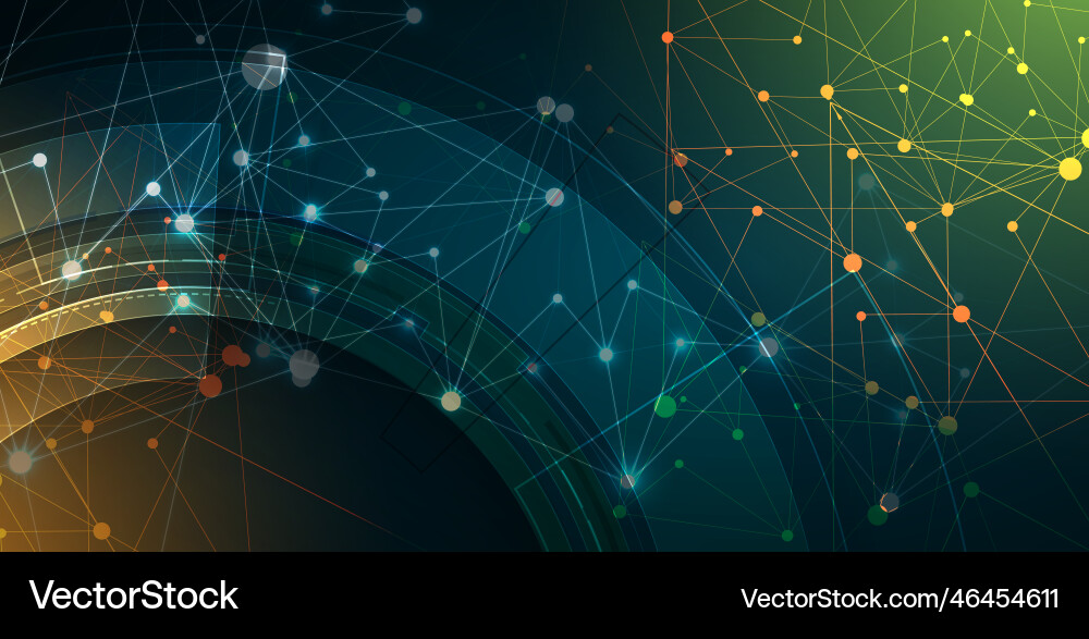 Neural network concept connected cells with links Neural network concept connected cells with links Vector Image