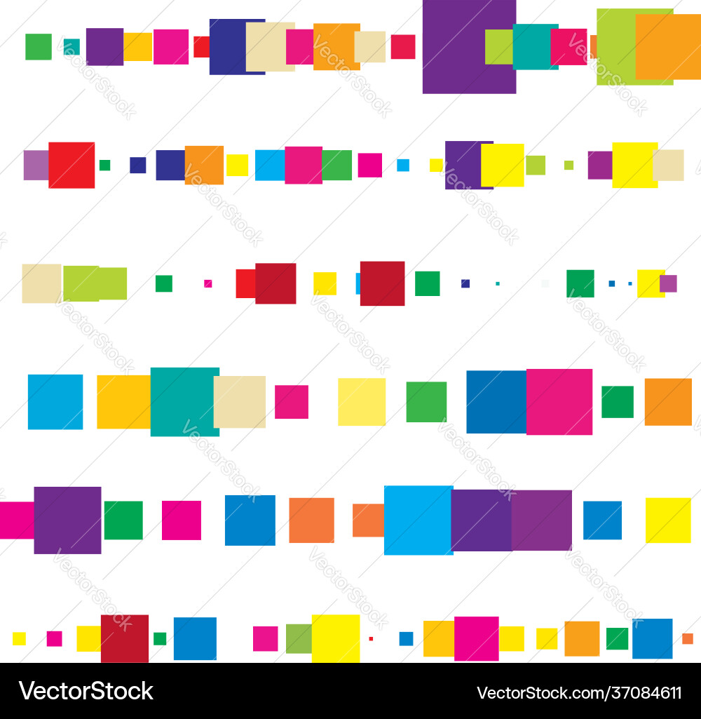 Random squares blocks pattern Random squares blocks pattern vector image