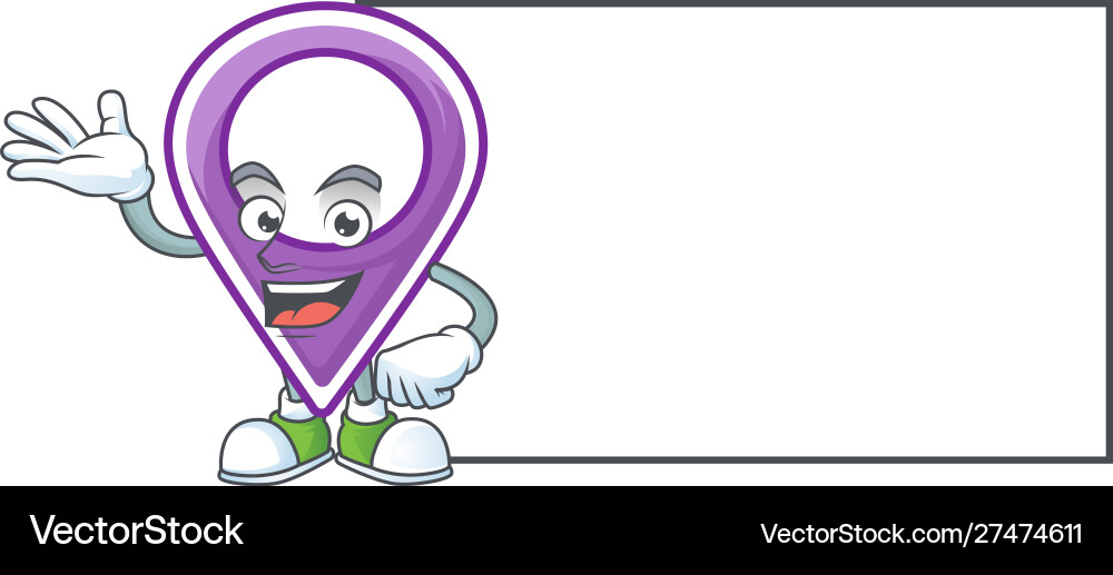 With board pin location in a maps With board pin location in a maps Vector Image
