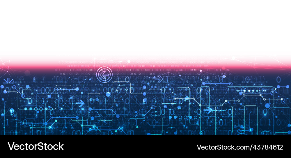 Abstraktes Technologiekonzept mit Binärcode Abstraktes Technologiekonzept mit Binärcode vektorbild
