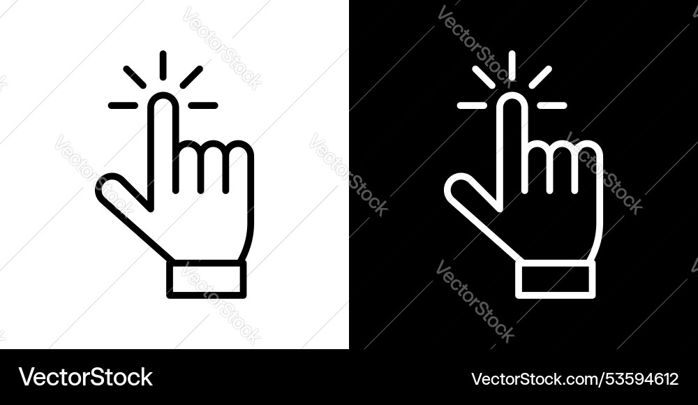 Easy to use thin line icon set Easy to use thin line icon set vector image