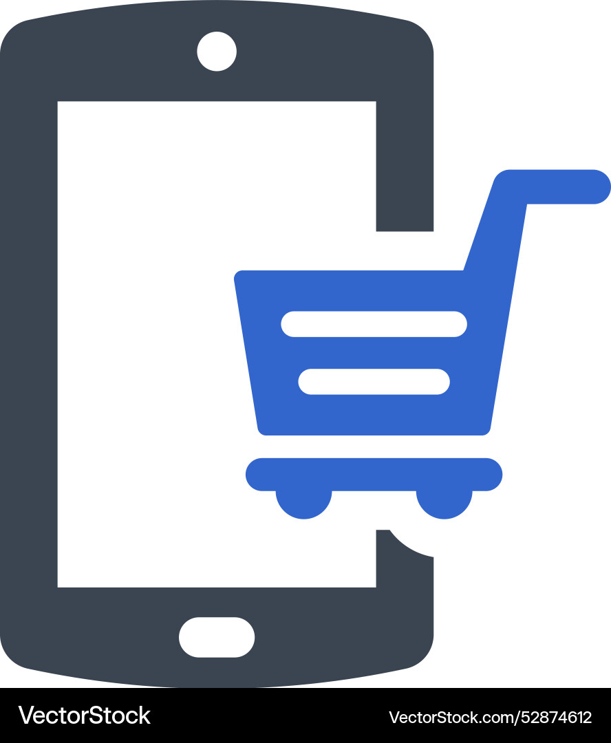 Mobile store icon Royalty Free Vector Image - VectorStock