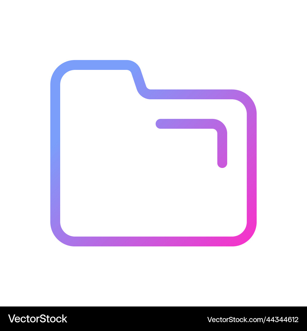 Ordner Pixel perfekte Steigung lineare ui-Symbol Ordner Pixel perfekte Steigung lineare ui-Symbol vektorbild