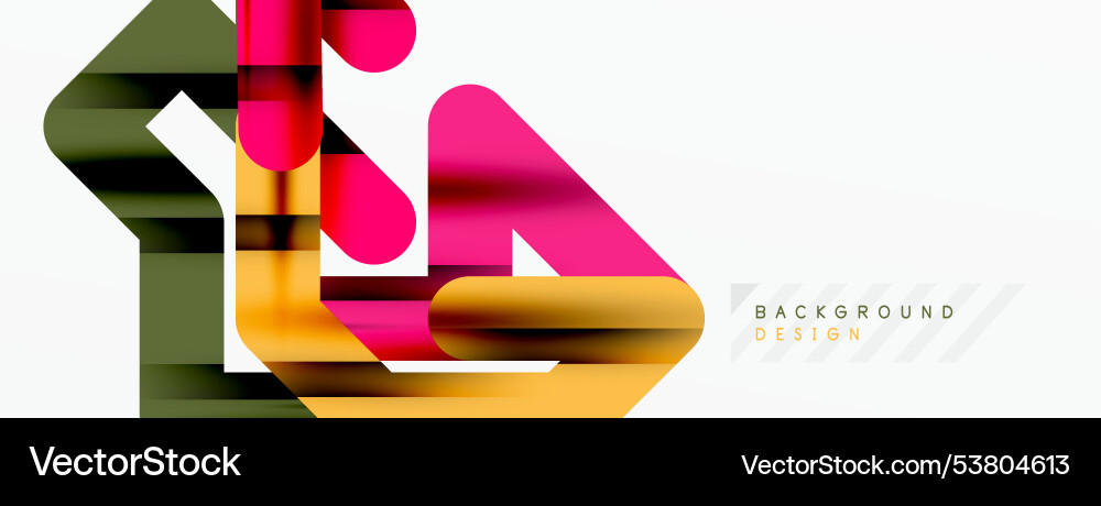 Abstract background - colorful lines composition Abstract background - colorful lines composition Vector Image