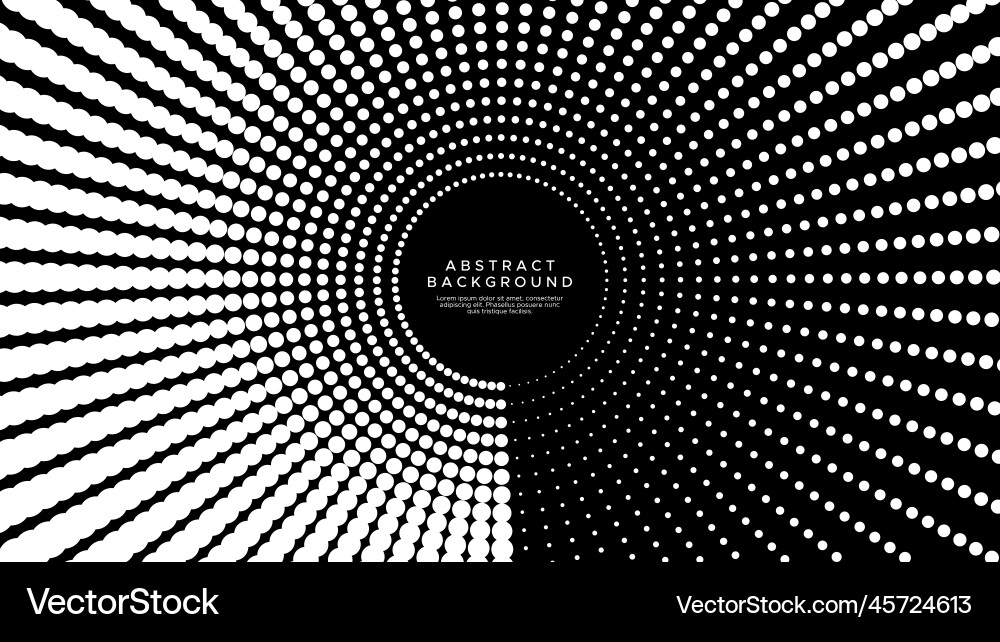 Abstract circle halftone background design Abstract circle halftone background design vector image