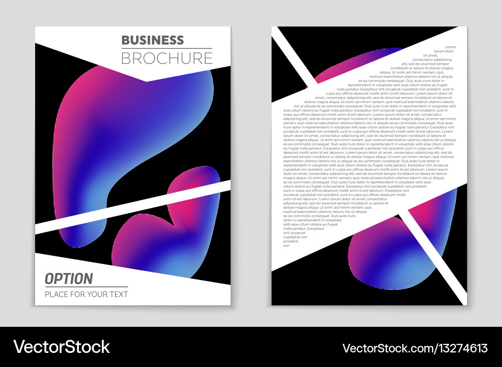Abstract layout background set for art vector image