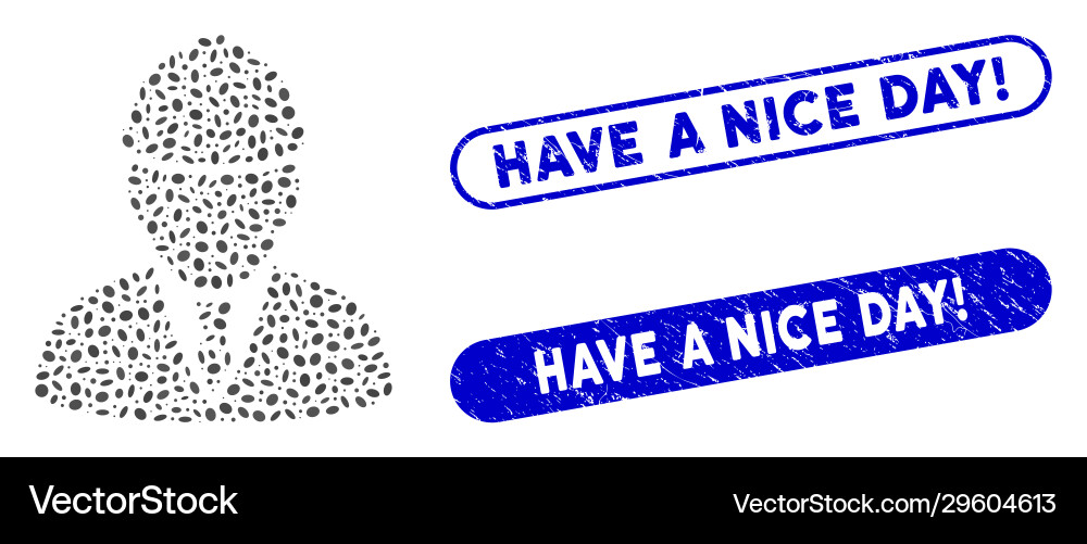 Ellipse mosaic engineer with scratched have a nice Vector Image