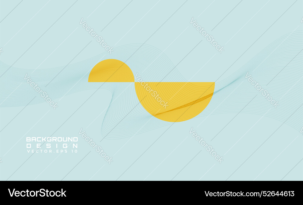 Flowing wave of stripe dynamic pattern minimalist Flowing wave of stripe dynamic pattern minimalist Vector Image