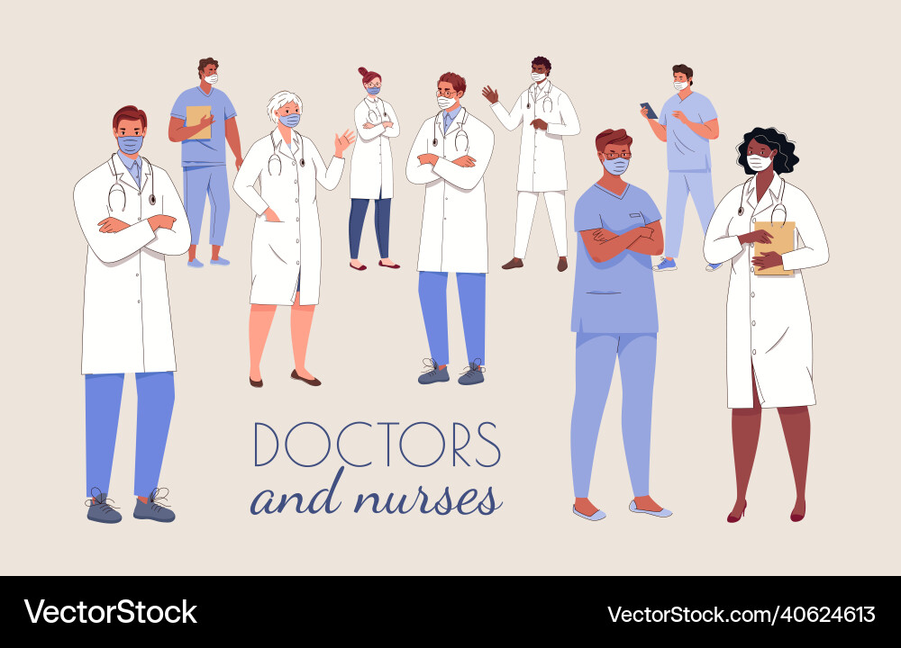 Gesundheits- und Medizinkonzept Team von Ärzten Gesundheits- und Medizinkonzept Team von Ärzten vektorbild