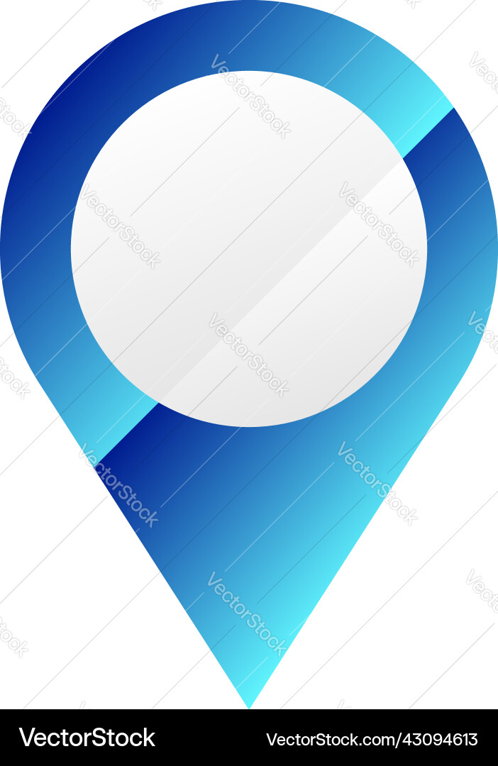 Map marker pin icon location address Vector Image