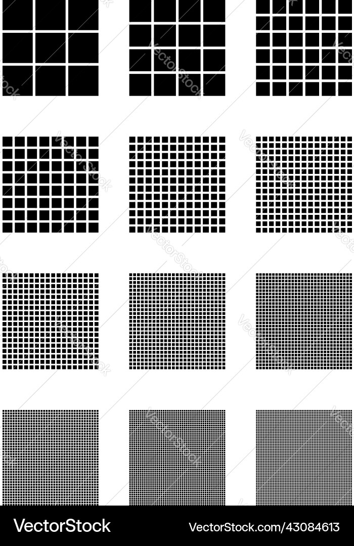Mosaic seamless repeatable pattern background set Mosaic seamless repeatable pattern background set vector image