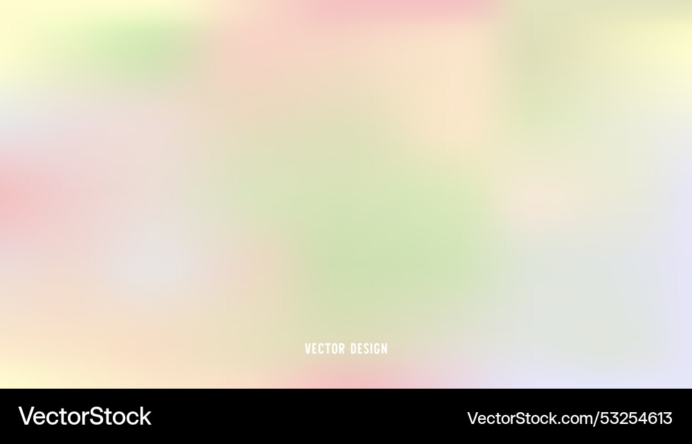 Pastel gradient background with soft focus Vector Image
