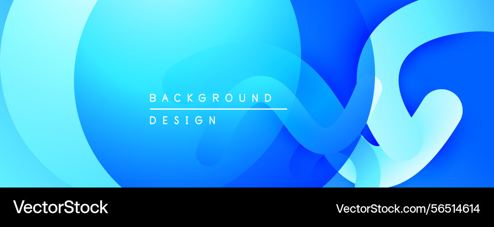 Abstract blue layers create flowing dynamic Abstract blue layers create flowing dynamic Vector Image