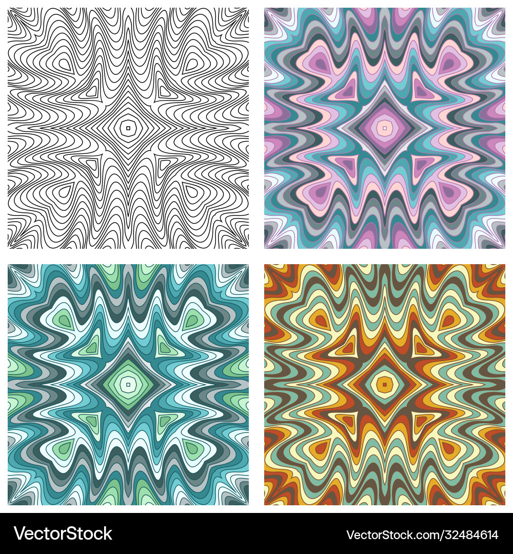 Abstract ornamental patterns set Abstract ornamental patterns set vector image