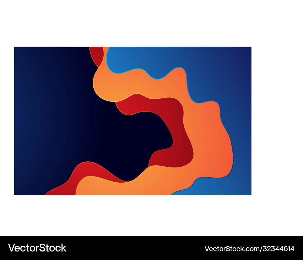 Colorful lines layer background modern overlap Colorful lines layer background modern overlap Vector Image