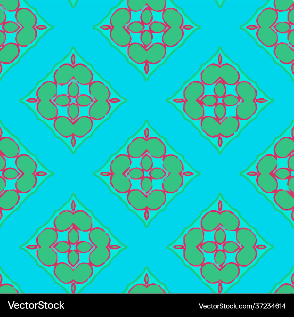 Geometric pattern with triangular elements vector image