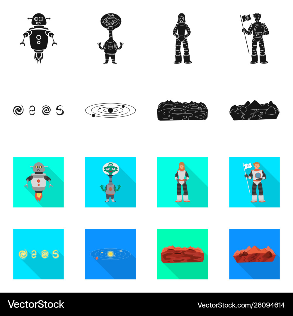 Isolated object astronomy and technology symbol Isolated object astronomy and technology symbol vector image