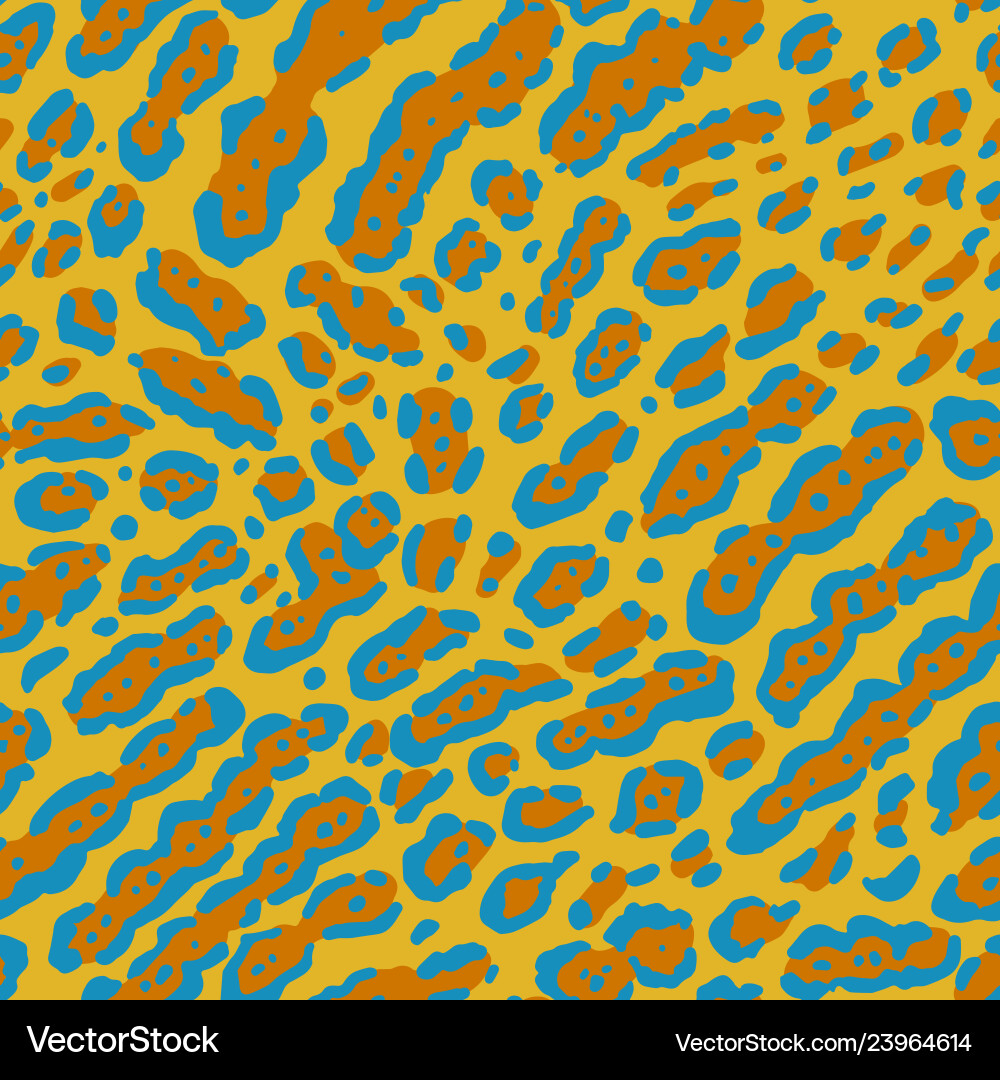 Leopard Print Seamless Pattern Vector Image
