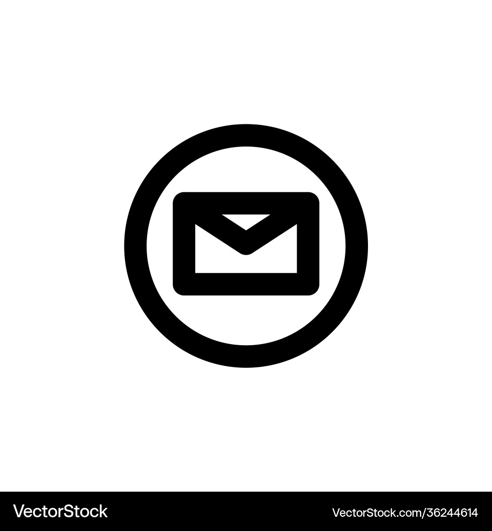 Message line icon editable stroke simple mobile Message line icon editable stroke simple mobile vector image