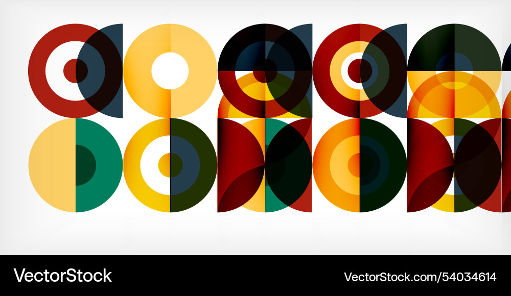 Minimal geometric abstract background circle Minimal geometric abstract background circle Vector Image