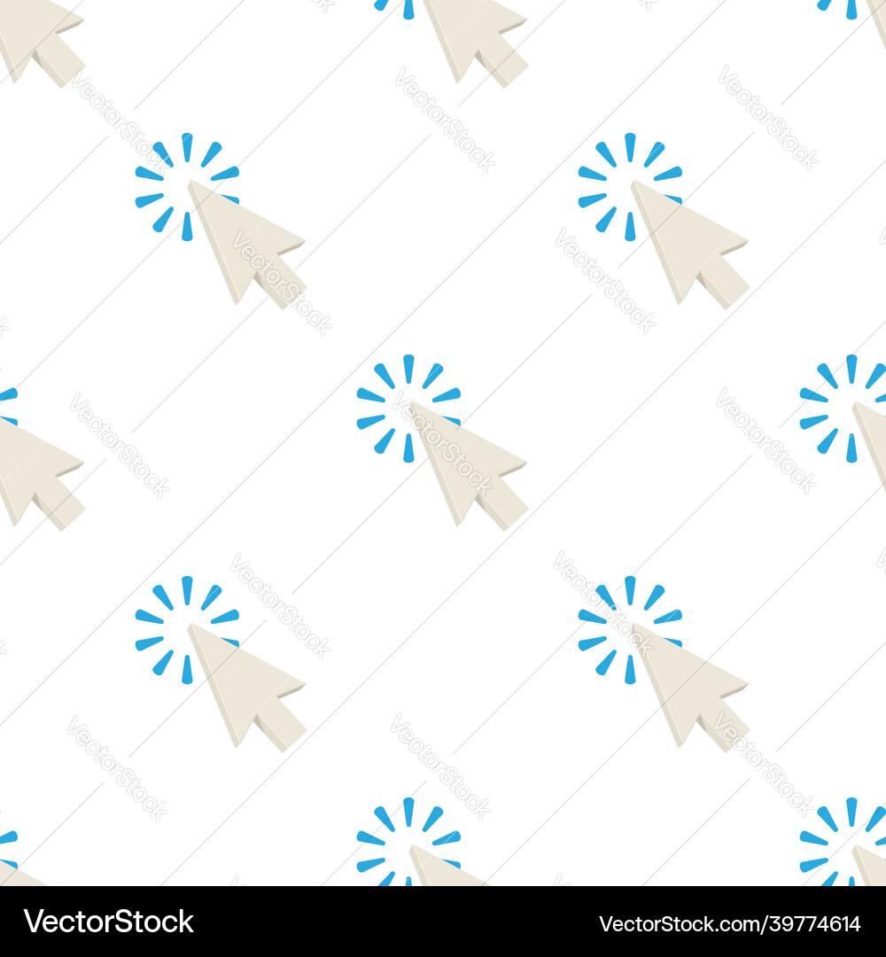 Pointing arrow pattern seamless vector image