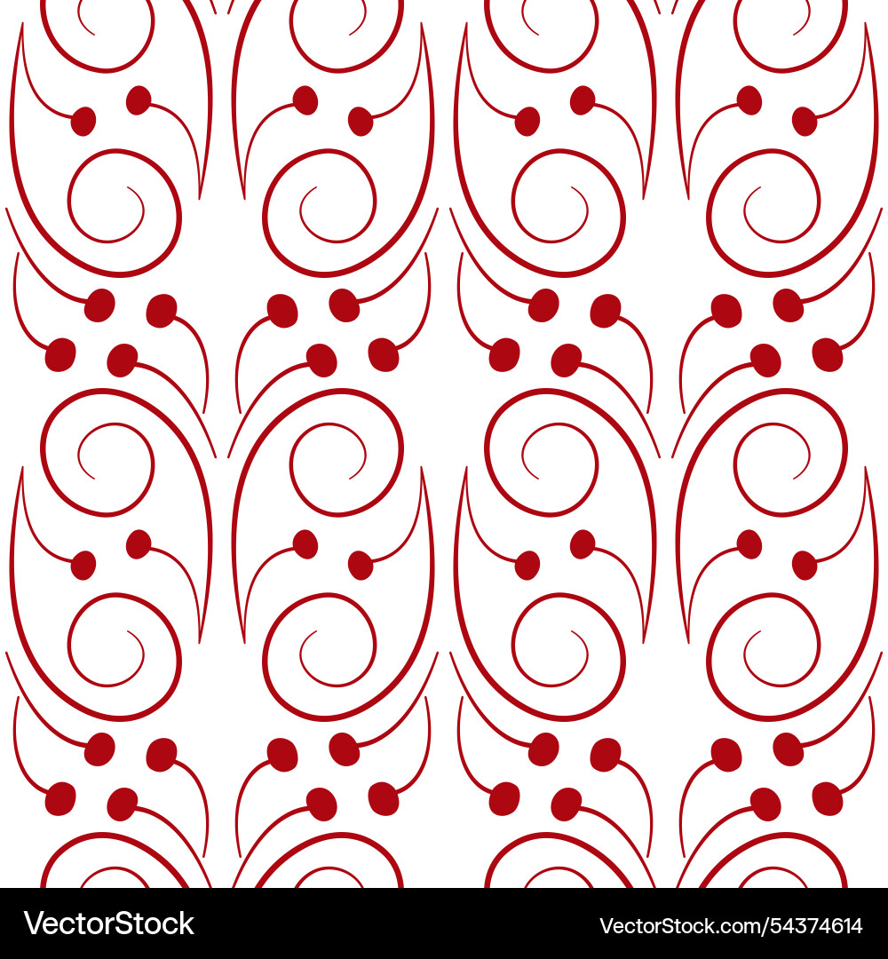 Seamless pattern of curved lines frost Seamless pattern of curved lines frost Vector Image