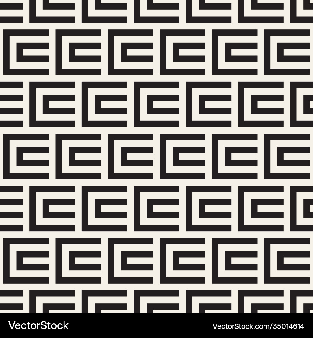 Seamless pattern repeating geometric lines Seamless pattern repeating geometric lines vector image