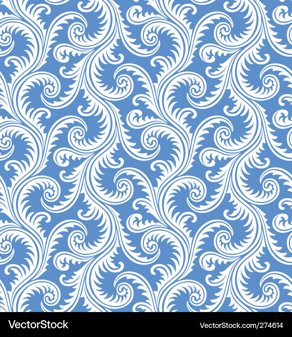 Winter Frost Window Pattern Vector Image