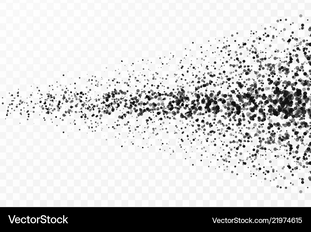 Abstract particles on transparent background Abstract particles on transparent background vector image