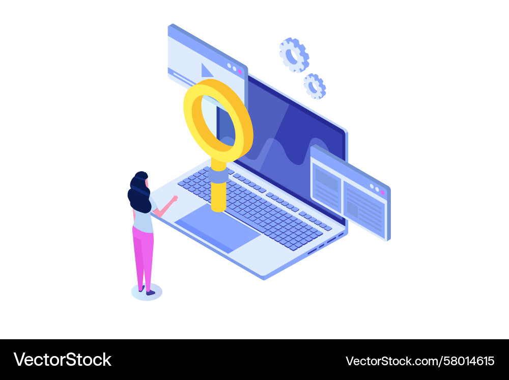 App Testing & Development Software vector image