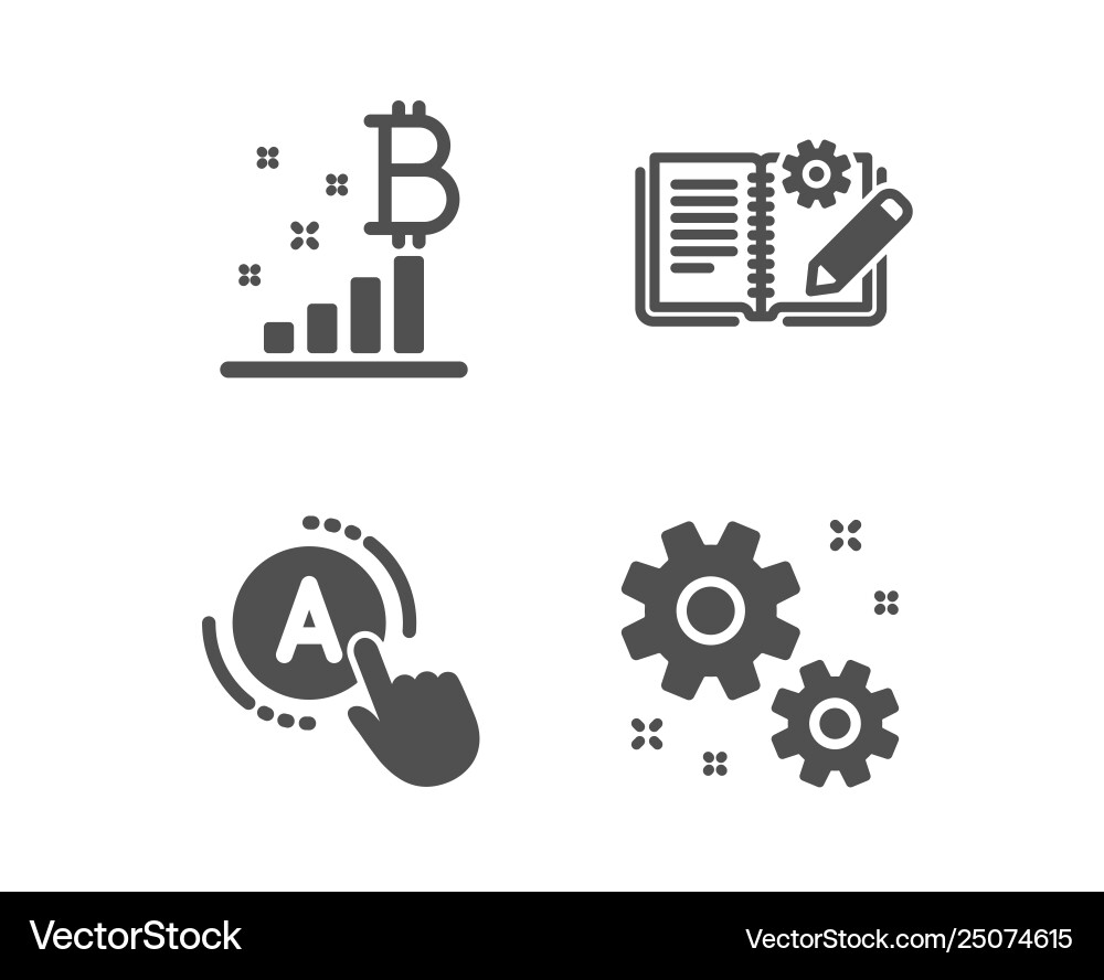 Bitcoin graph ab testing and engineering Bitcoin graph ab testing and engineering vector image