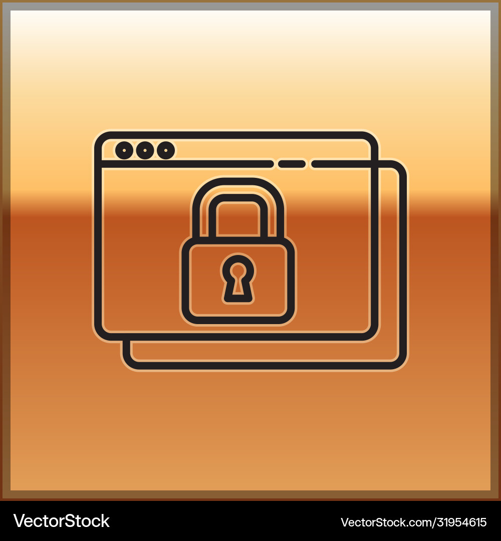 Black line secure your site with https ssl icon Black line secure your site with https ssl icon vector image