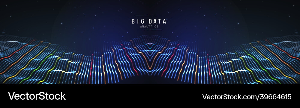Business intelligence technology background binary Business intelligence technology background binary Vector Image