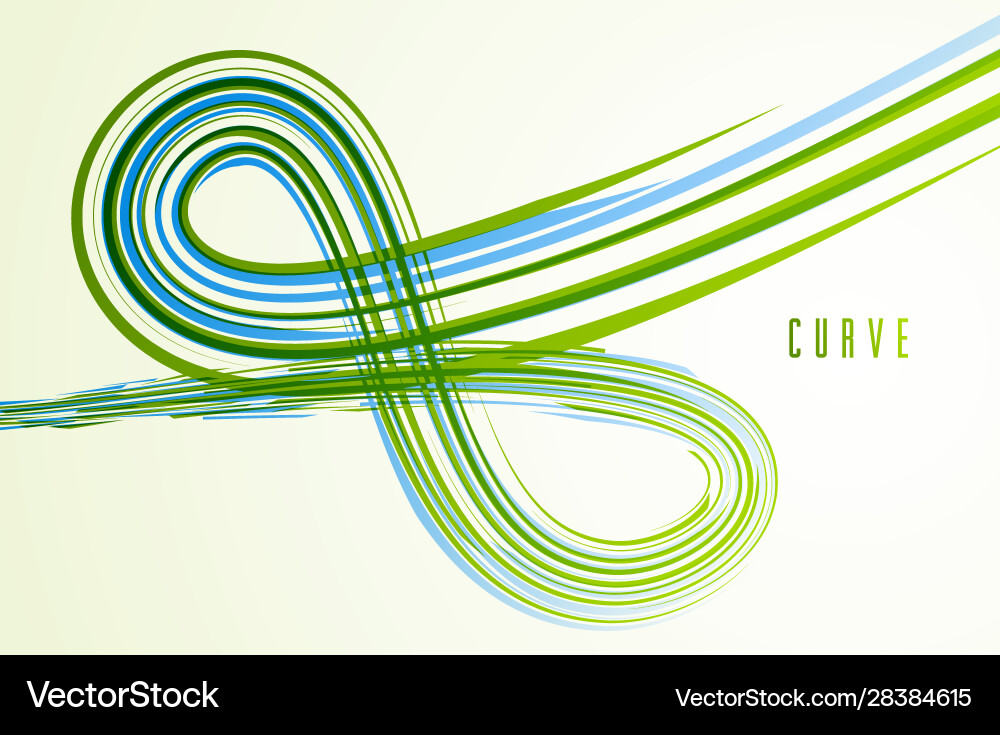 Dynamic Abstract Lines Background vector image