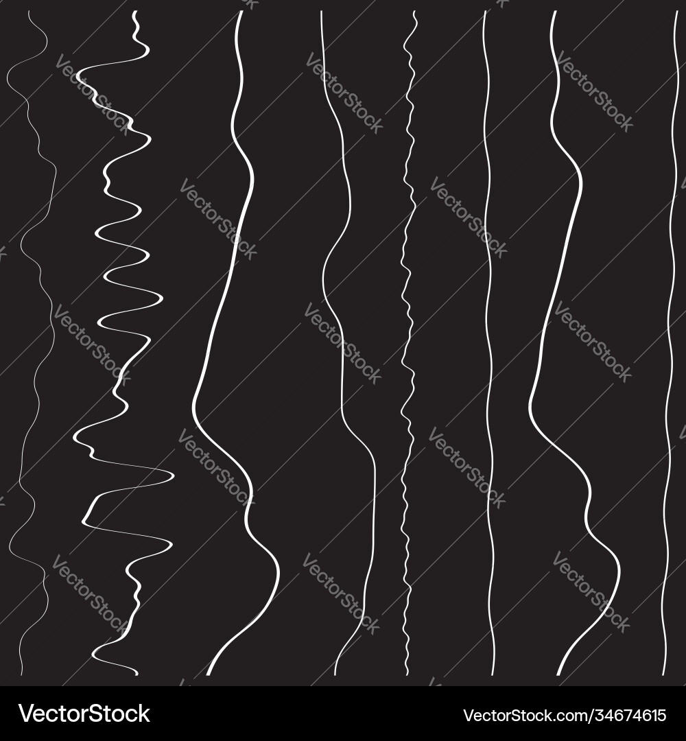Irregular random wiggling squiggle waving wavy Irregular random wiggling squiggle waving wavy Vector Image