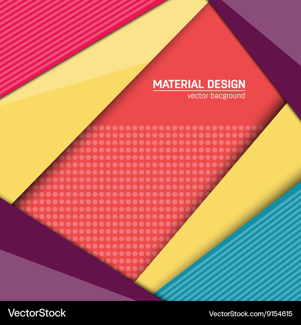 Material design background abstract Vector Image
