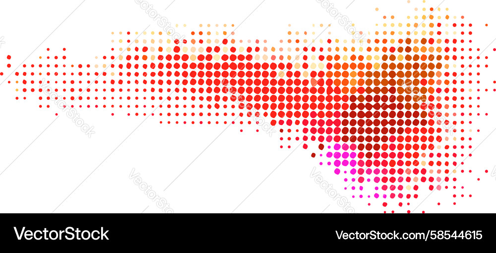 Pixelated Gradient Scatter Background Vector Image