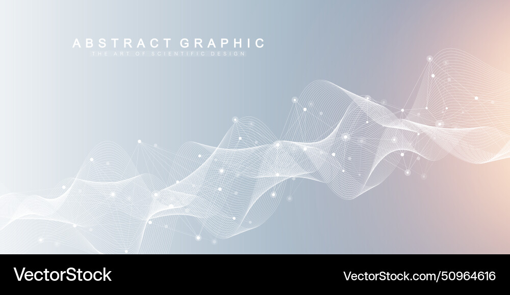 Abstract tech network connection dots digital Abstract tech network connection dots digital vector image