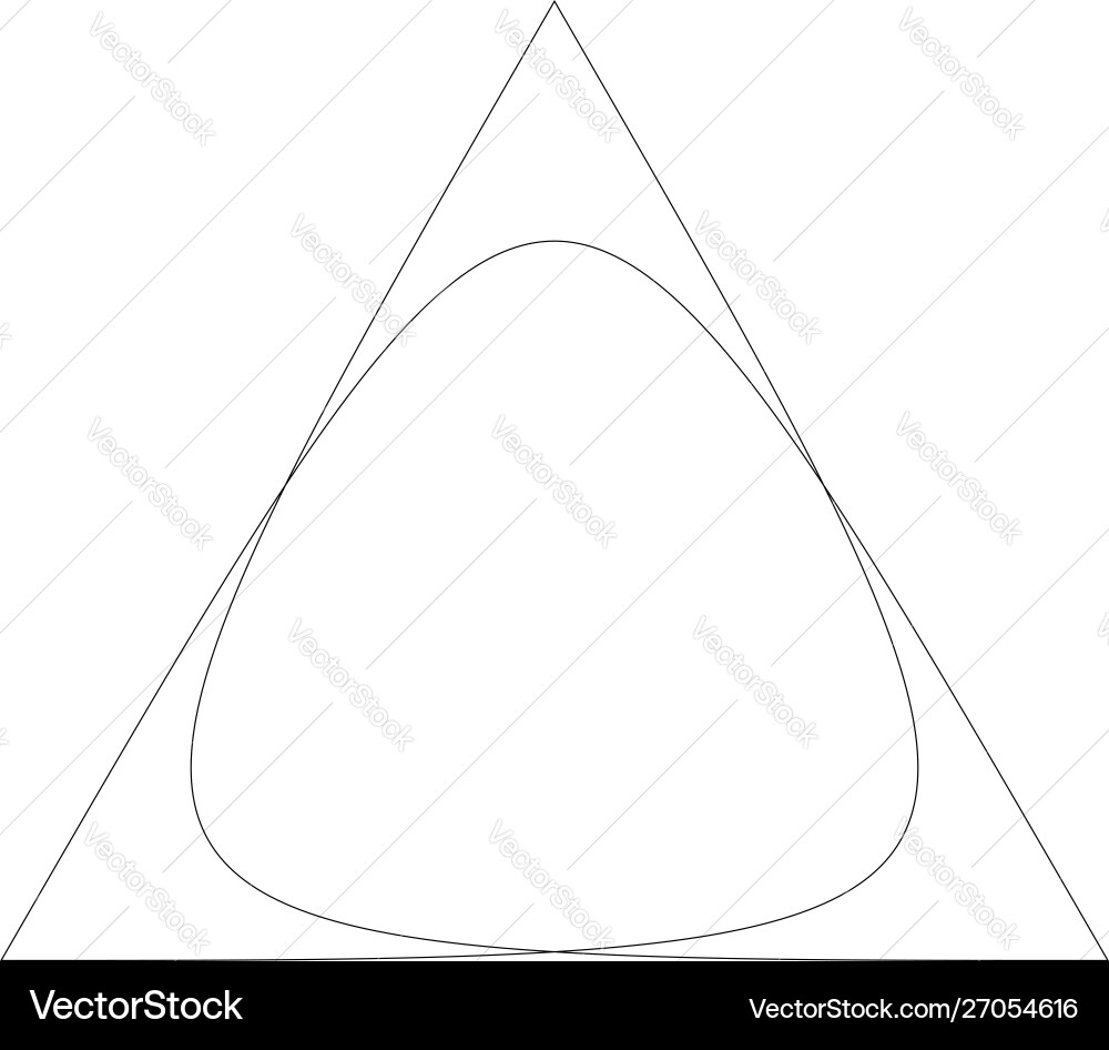 Circular geometric design elements with editable Vector Image