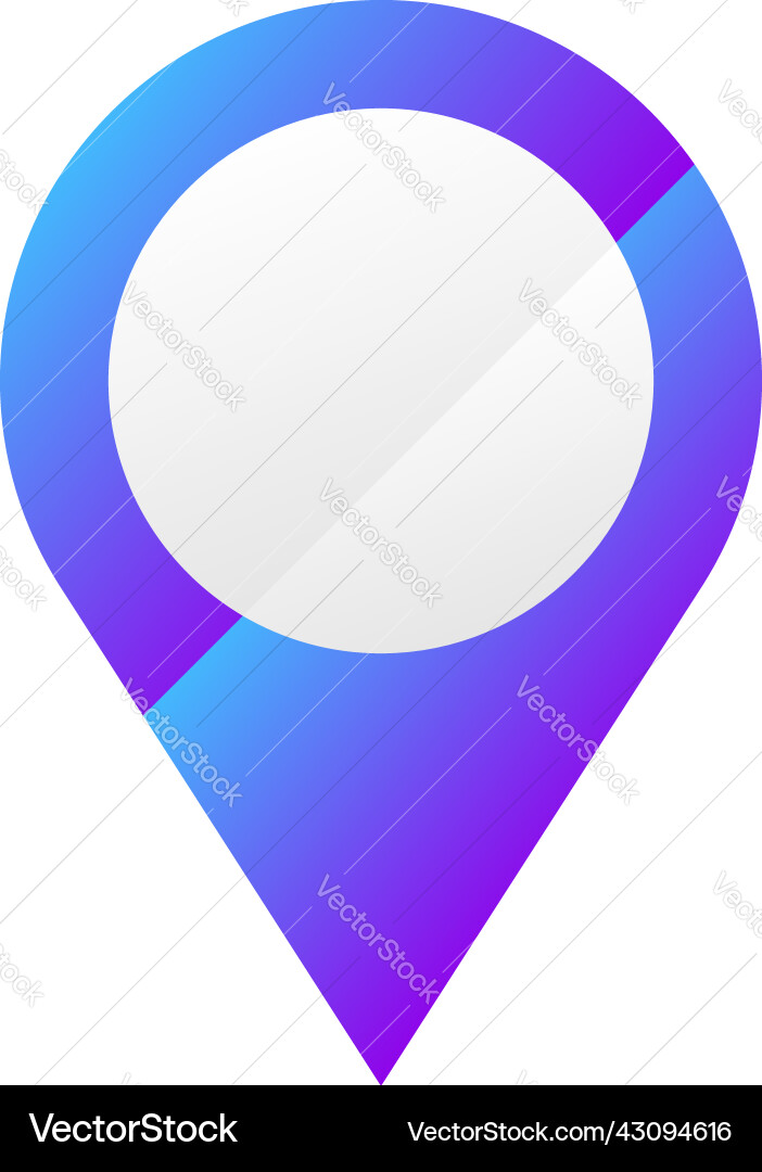 Map marker pin icon location address Map marker pin icon location address vector image