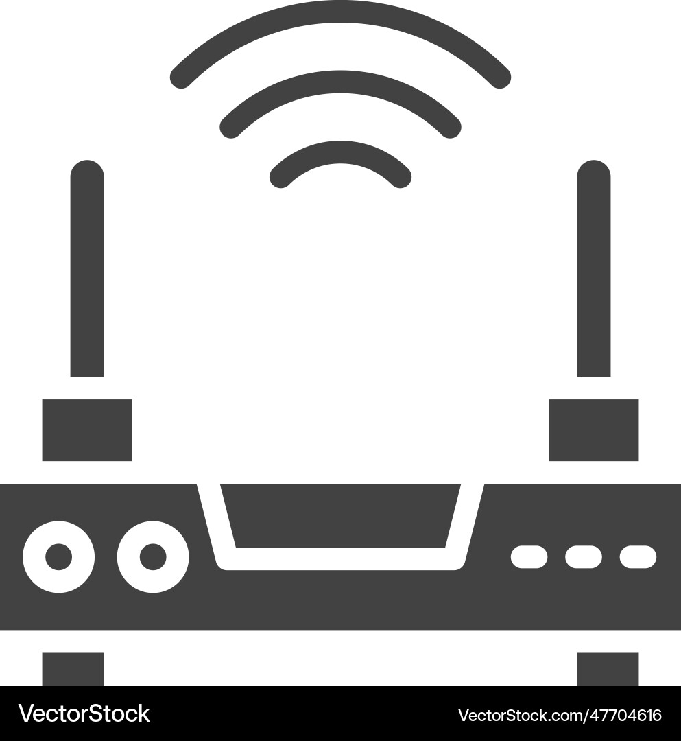 Router device icon image vector image