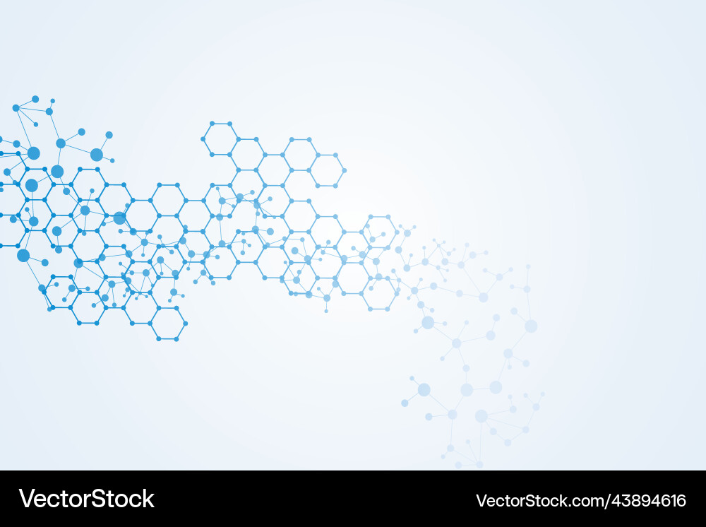 Science network pattern connecting lines and dots Science network pattern connecting lines and dots vector image