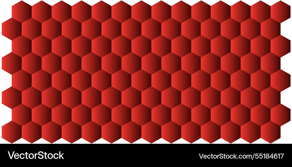 Abstract hexagonal seamless pattern vector image