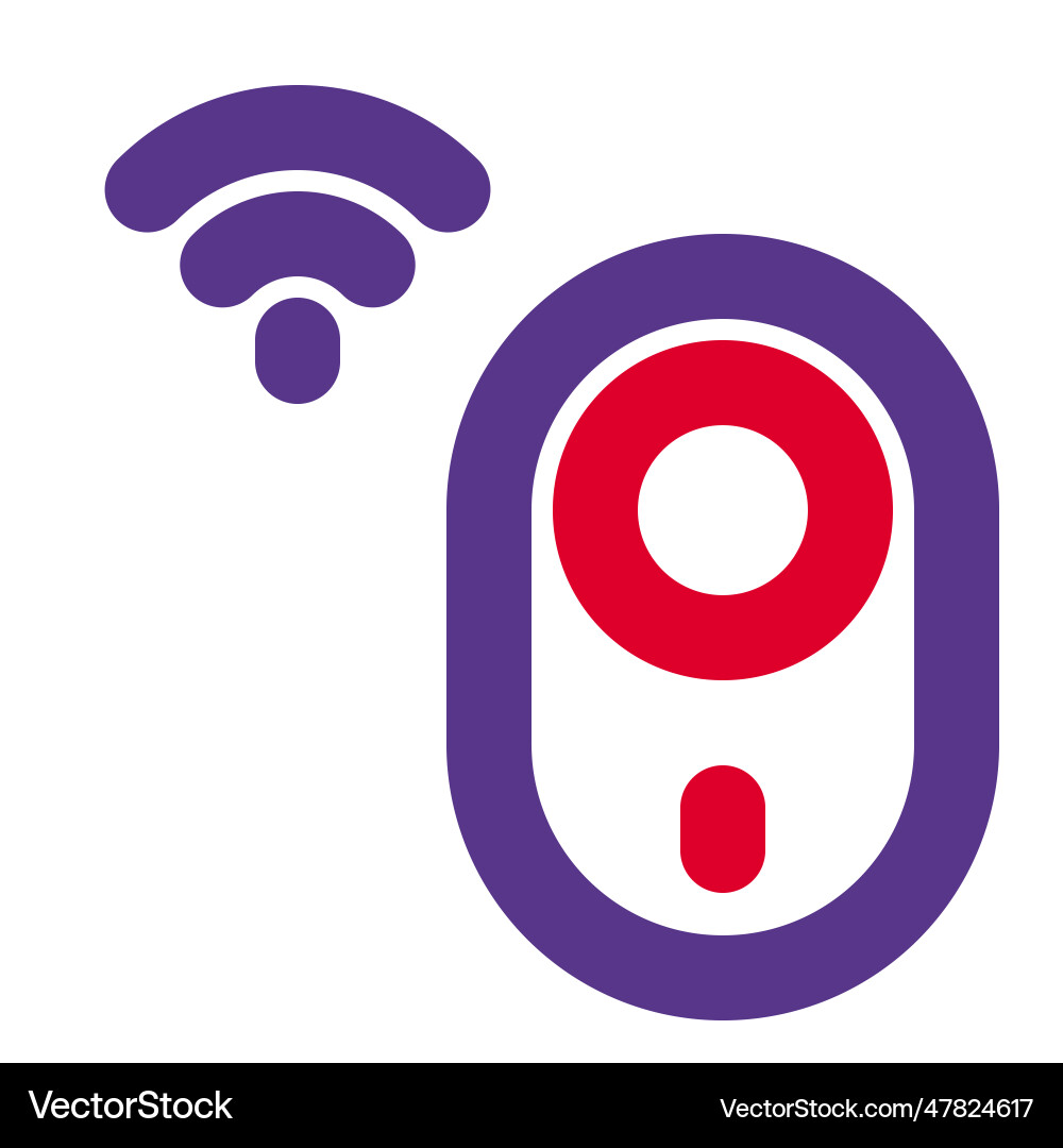 Motion sensor a device to detect nearby movement vector image